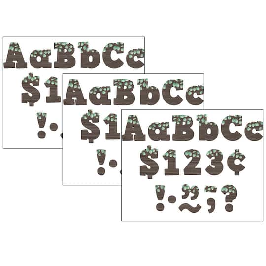 Teacher Created Resources Eucalyptus Bold Block Letters